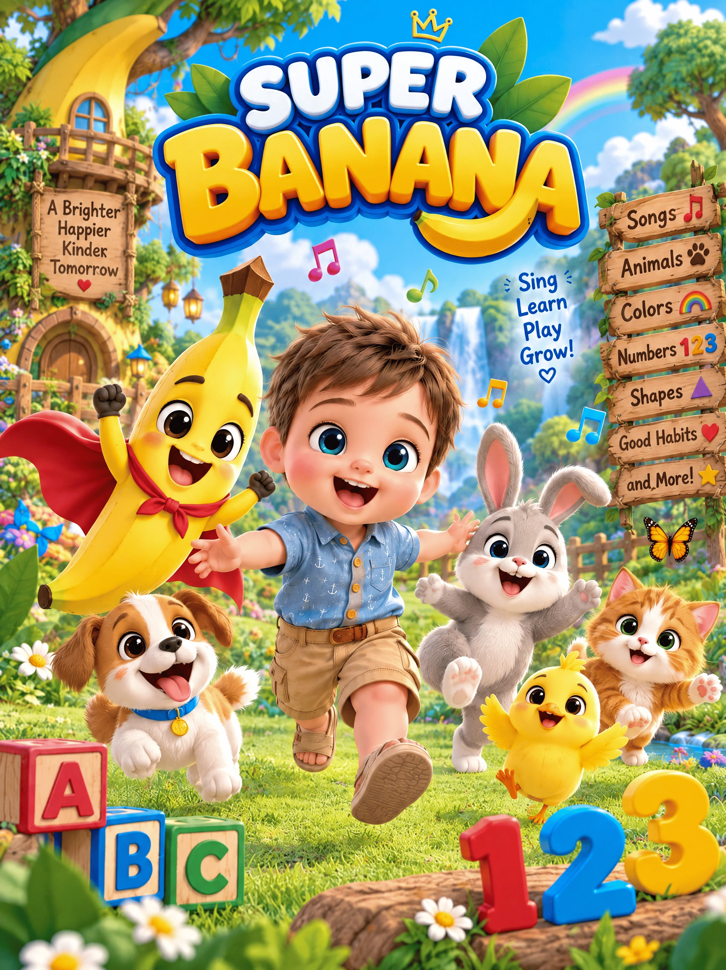The World of Super Banana & Lily: Crafting Multilingual 3D Cartoons & Kids Songs Across Continents